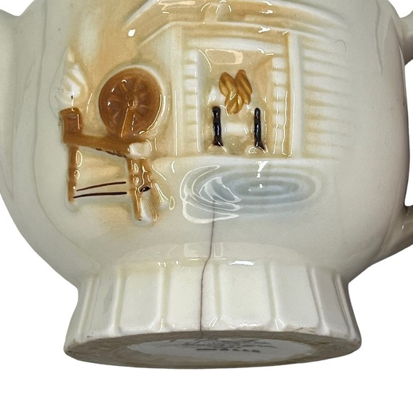 Porcelier Vitreous Teapot Raised Hearth Artwork Complete Tiered Tea Kettle - Picture 3 of 12